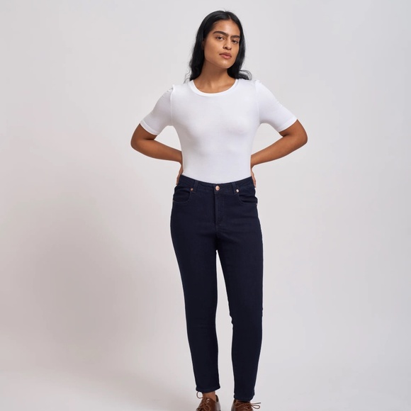 Universal Standard Seine High Rise Skinny Jeans Size 14 - Picture 5 of 6